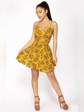 Fashion Nova Wall Flower Mini Dress